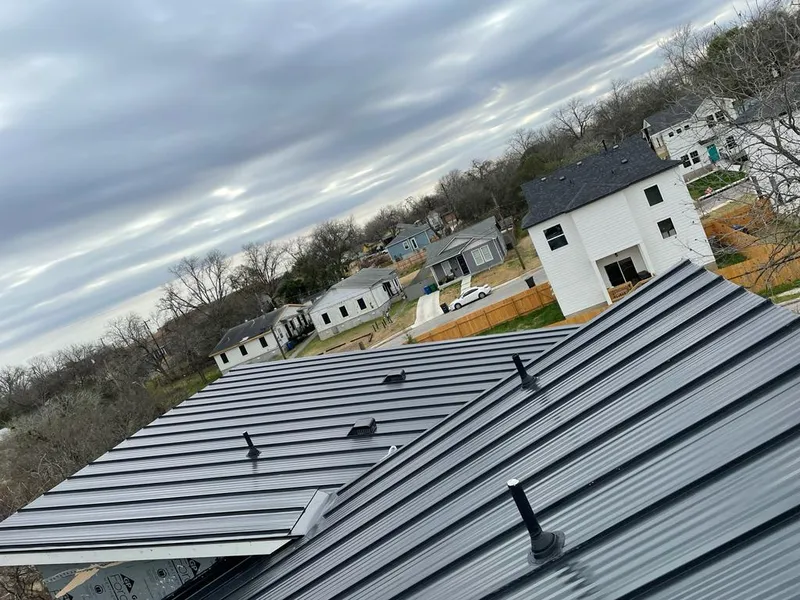 Standing seam metal roof panels with vents for Skylight Repair in Plaquemine